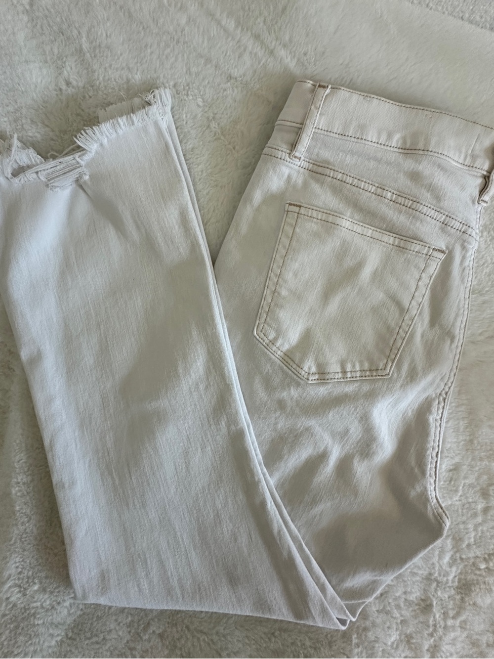 Made & Loved LOFT - High-Waist Flare Crop Jeans - Size 30 - Like New!